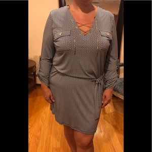 MICHAEL Kors sz xl short shirt dress new